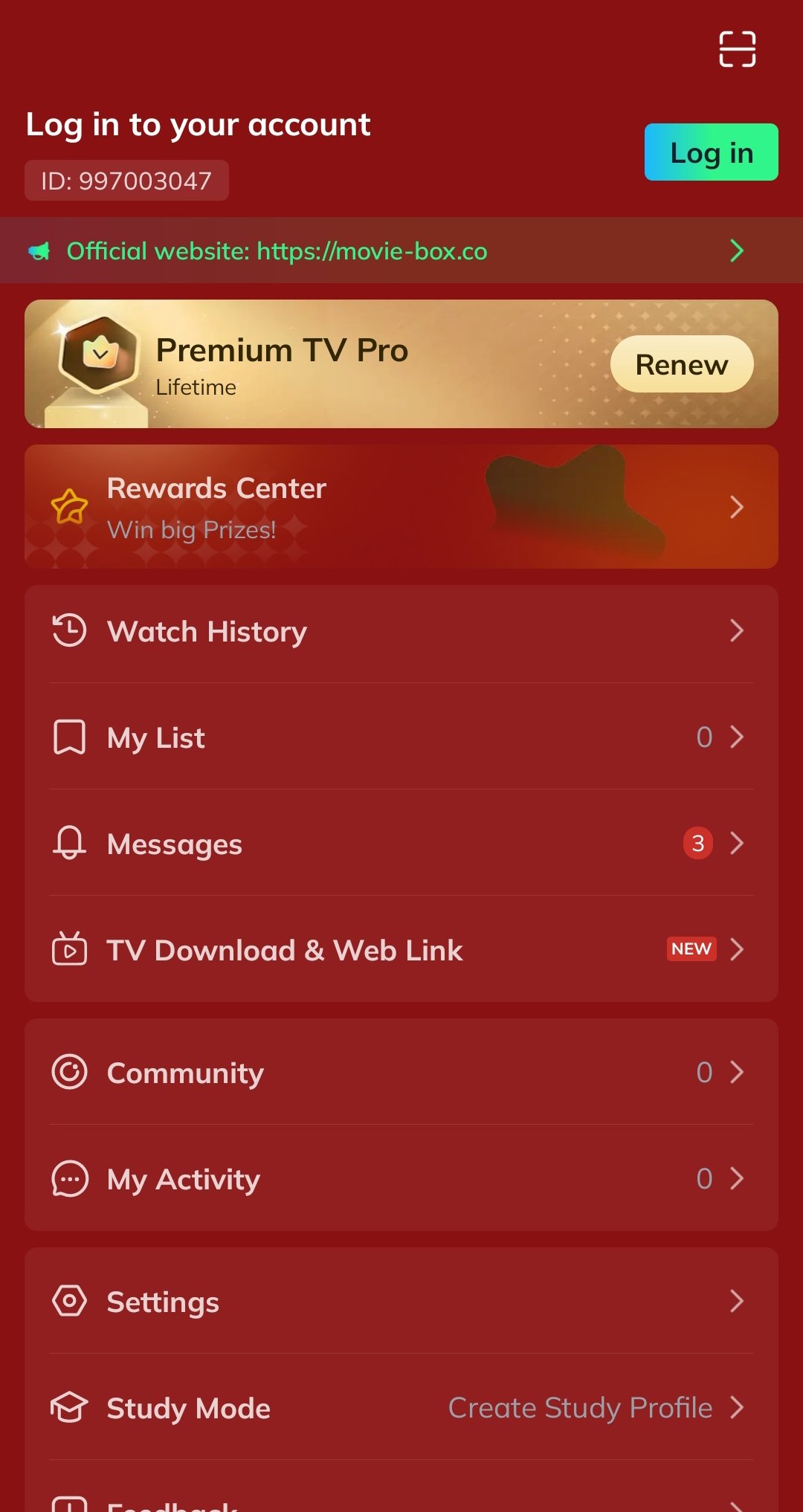 Red Movie Box screenshot 2